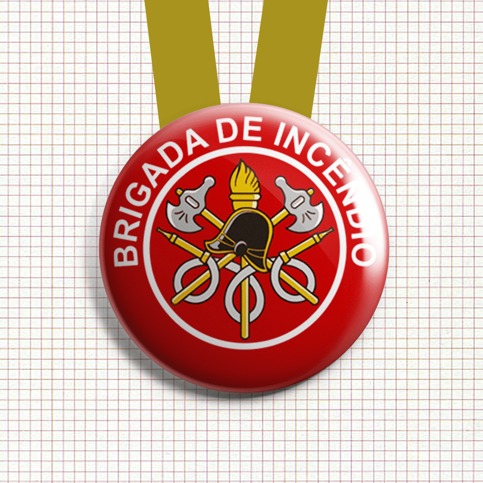 Brigada de incêndio - Medalha