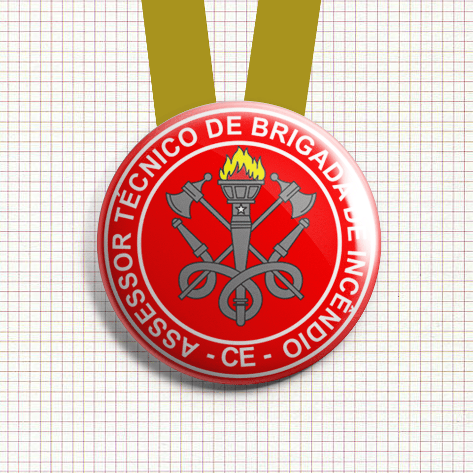 Brigada de incêndio - Medalha